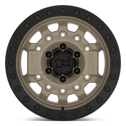 Black Rhino Avenger Beadlock 17x8.5 6x139.7 -30 112.1 Desert Sand W / Black Hardware