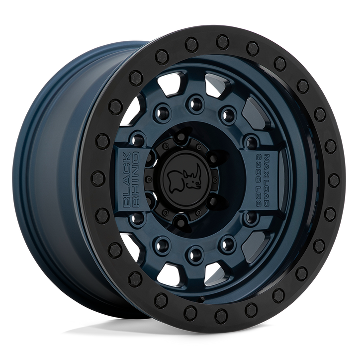 Black Rhino Avenger Beadlock 17x8.5 6x139.7 0 112.1 Navy Blue W / Black Hardware