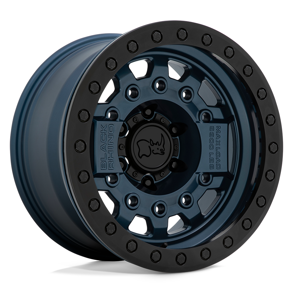 Black Rhino Avenger Beadlock 17x8.5 6x139.7 -30 112.1 Navy Blue W / Black Hardware