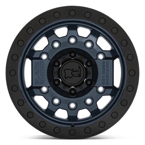 Black Rhino Avenger Beadlock 17x8.5 6x139.7 0 112.1 Navy Blue W / Black Hardware
