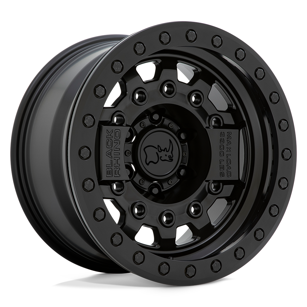 Black Rhino Avenger Beadlock 17x8.5 6x139.7 -30 112.1 Matte Black W / Black Hardware
