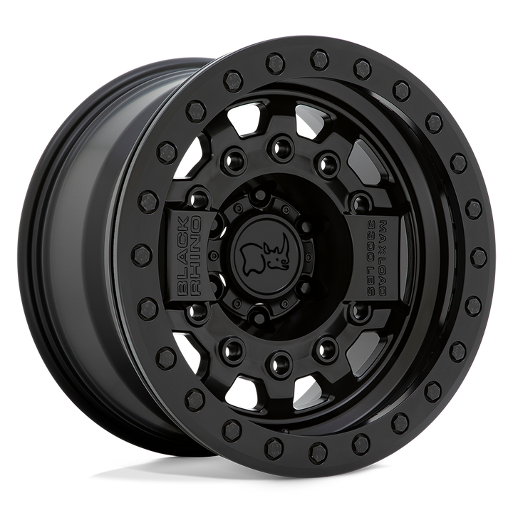 Black Rhino Avenger Beadlock 17x8.5 6x139.7 -30 112.1 Matte Black W / Black Hardware