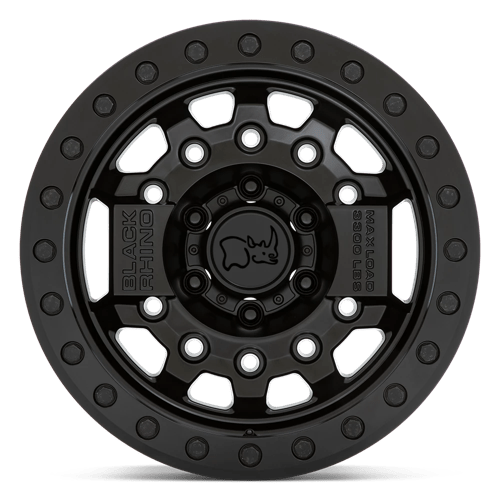 Black Rhino Avenger Beadlock 17x8.5 6x139.7 -30 112.1 Matte Black W / Black Hardware
