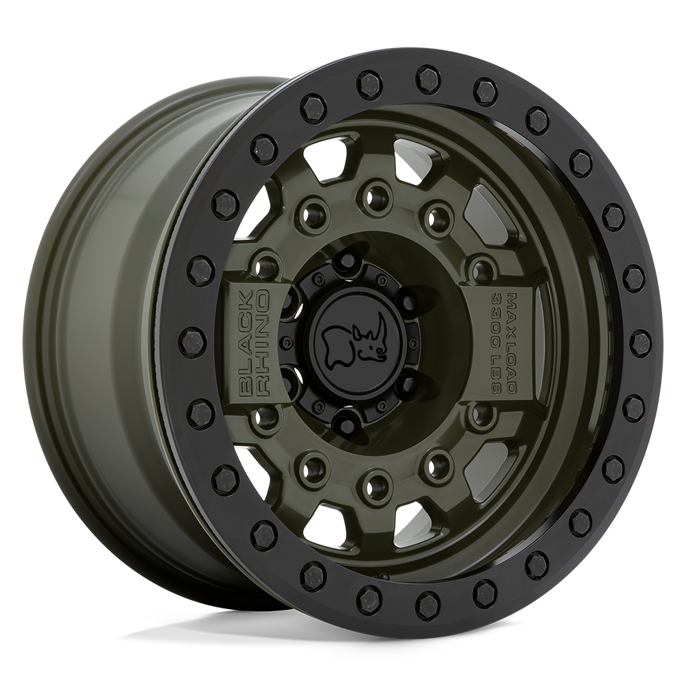 Black Rhino Avenger Beadlock 17x8.5 5x127 -32 71.5 Olive Drab Green W / Black Hardware