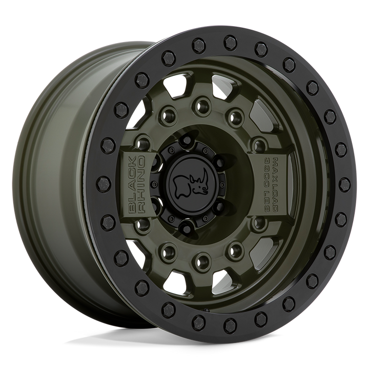Black Rhino Avenger Beadlock 17x8.5 5x127 -32 71.5 Olive Drab Green W / Black Hardware
