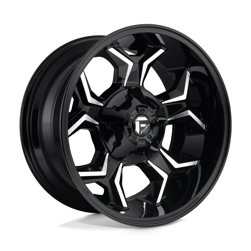 FUEL OFF-ROAD D606 AVENGER 20X10 8X165.1 -18 125.1 GLOSS BLACK MILLED