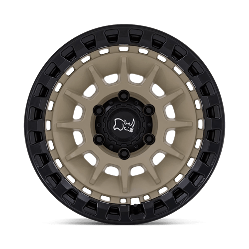 Black Rhino Barrage 17x8.5 6x135 -10 87.1 Sable du désert sur noir mat