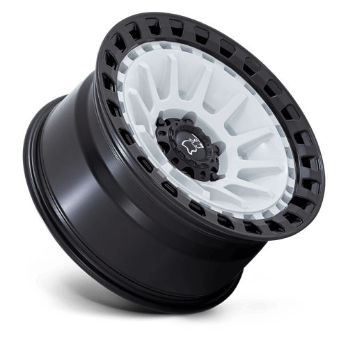 Black Rhino Barrage 18x9 6x135 0 87.1 Gloss White On Matte Black