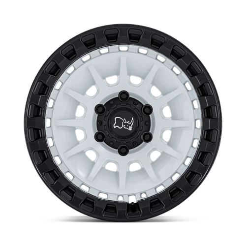 Black Rhino Barrage 18x9 6x135 0 87.1 Gloss White On Matte Black