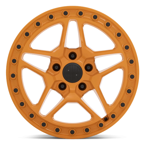 Victor Equipment Berg 17x8 5x130 20 71.5 Orange Brillant Avec Boulons Noirs
