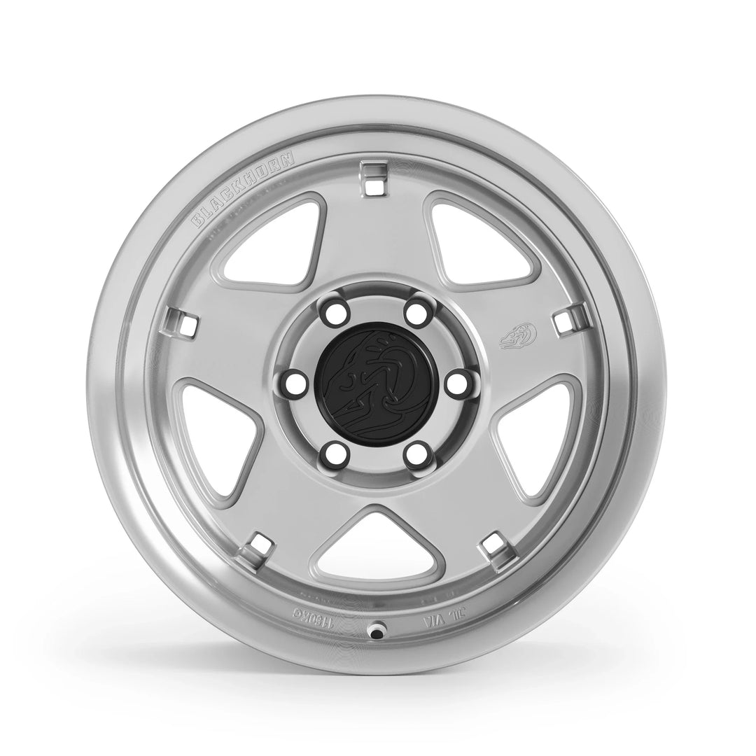 Blackhorn Offroad FlowForm NS5 17x9 6x139.7 -12 106.1 Machined Clear