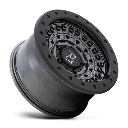Black Rhino Barricade 17x8.5 6x135 10 87.1 Gun Black With Black Rock Guard