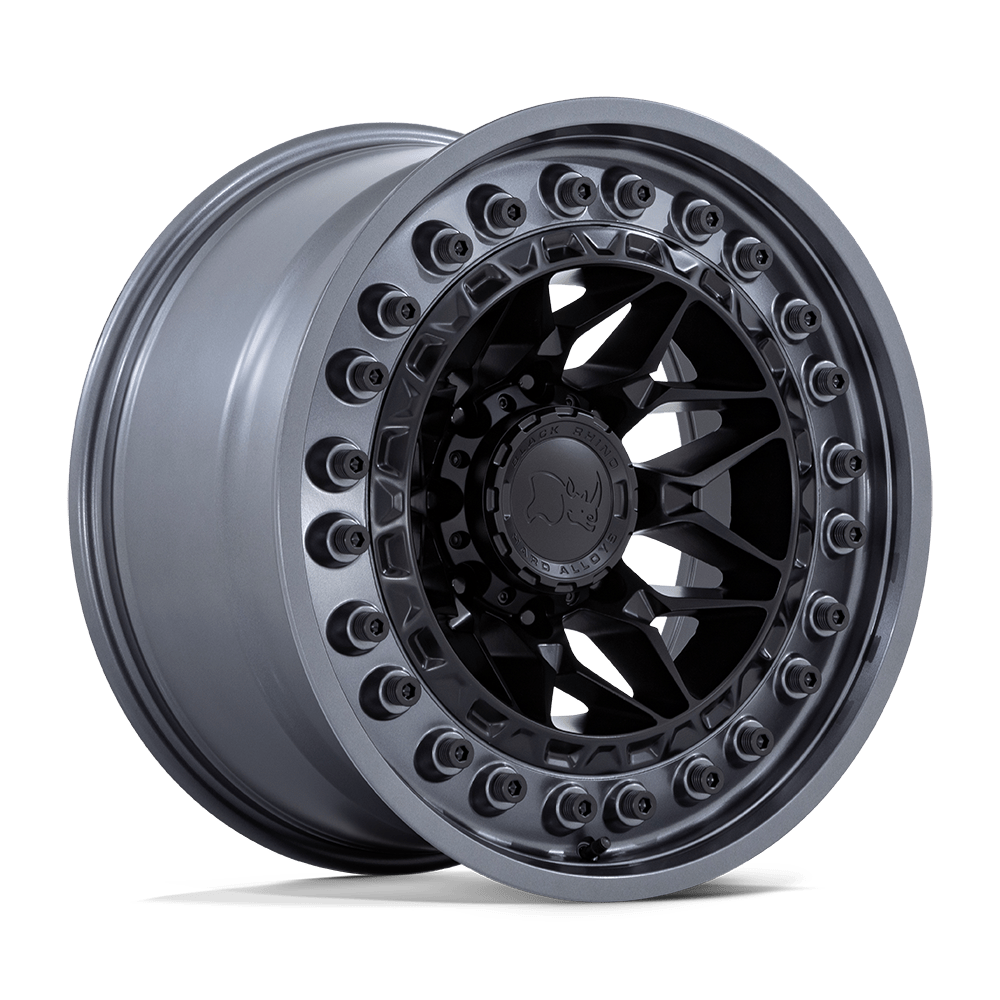 Black Rhino Alpha 17x9 5x150 0 110.1 Matte Black Gunmetal Lip