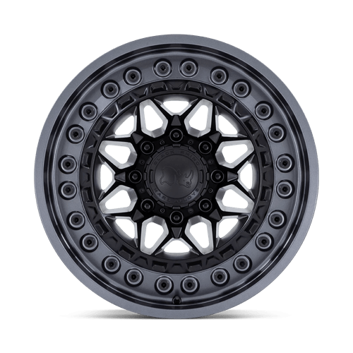 Black Rhino Alpha 18x9 6x135 20 87.1 Noir Mat Avec Lèvre Gunmetal