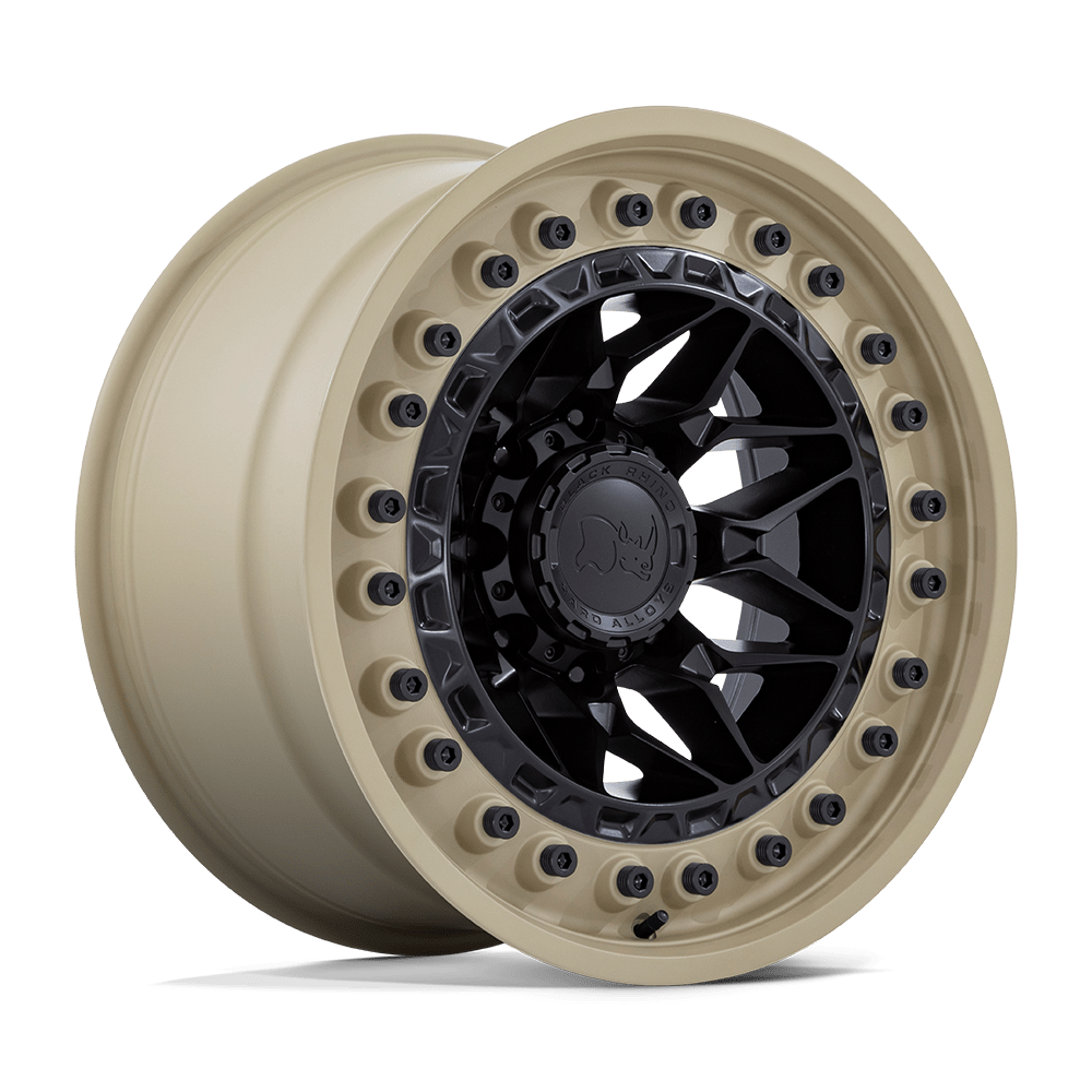 Black Rhino Alpha 18x9 8x170 0 125.1 Noir Mat Avec Lèvre Sable