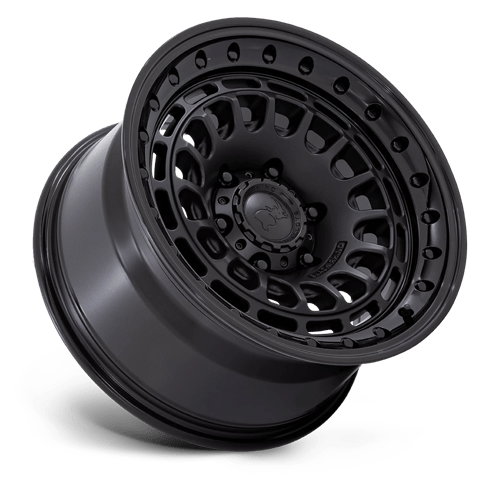 Black Rhino Br014 Sahara 17x9 6x114.3 0 66.06 Noir Mat avec Lèvre Noire Brillante