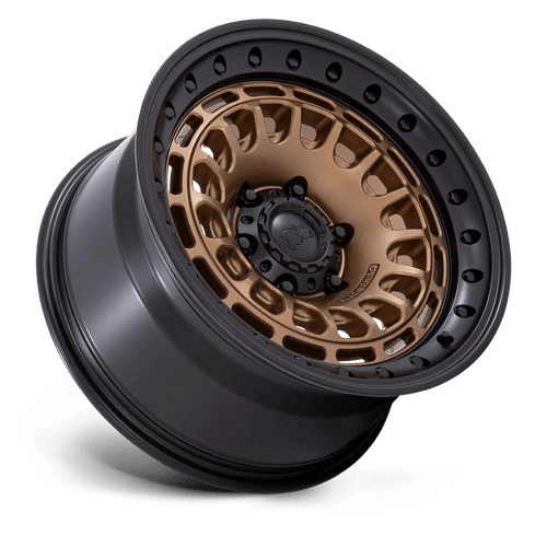 Black Rhino Br014 Sahara 17x9 6x135 -12 87.1 Matte Bronze W/ Gloss Black Lip