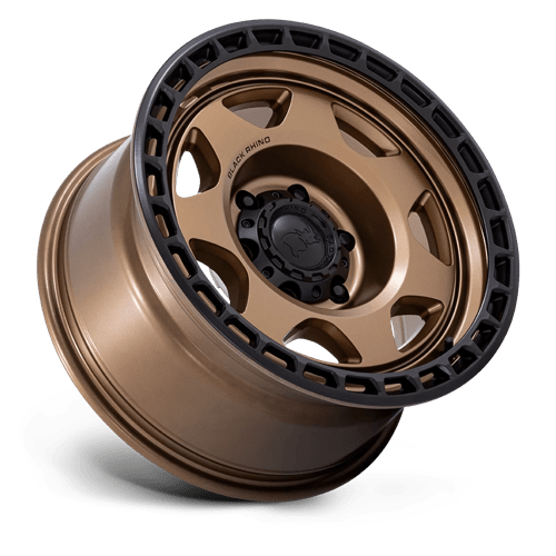 Black Rhino Br018 Voyager 17x8.5 5x127 -10 71.5 Matte Bronze W/ Matte Black Lip