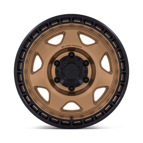 Black Rhino Br018 Voyager 17x8.5 5x127 0 71.5 Matte Bronze W/ Matte Black Lip