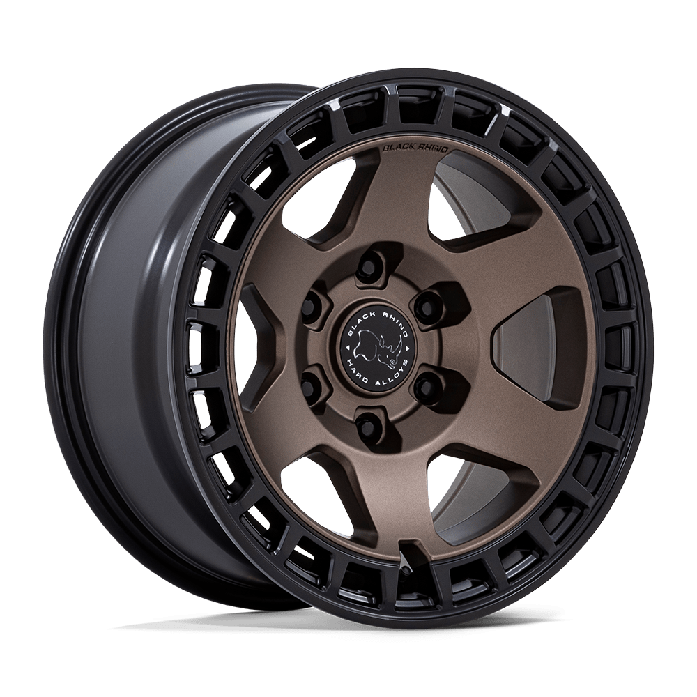 Black Rhino Br022 Bahari 18x8 6x120 45 74.6 Burnt Bronze Matte Black Lip