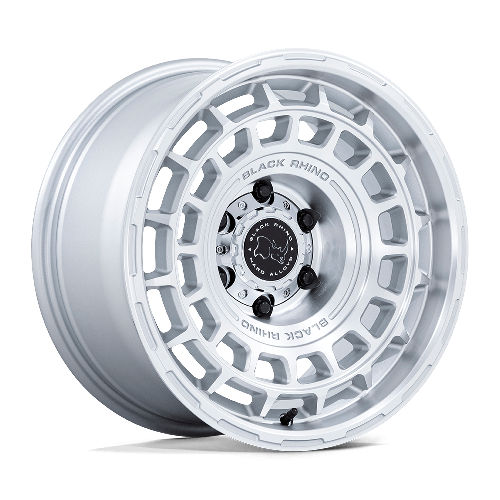 Black Rhino Br024 AWOL 20x8.5 5x114.3 25 72.56 Silver Machined Face