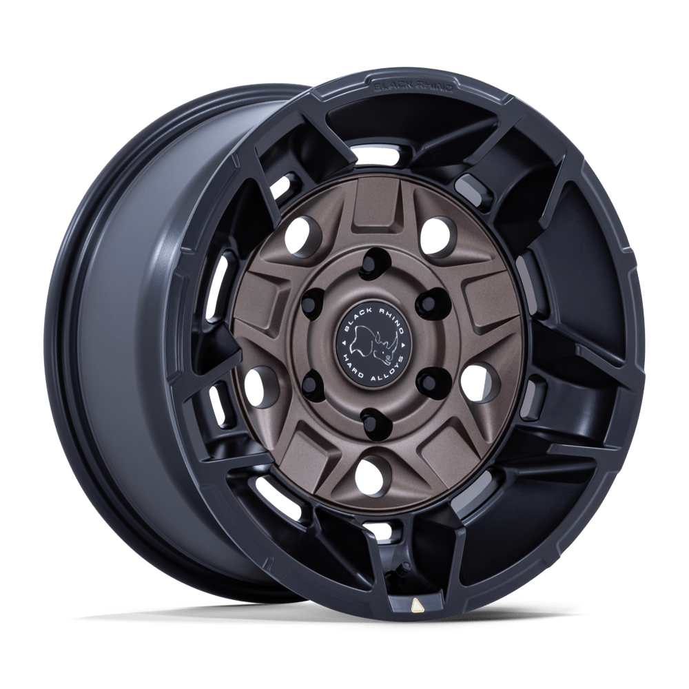 Black Rhino Br028 Guard 17x8.5 5x127 25 71.5 Burnt Bronze Matte Black Lip
