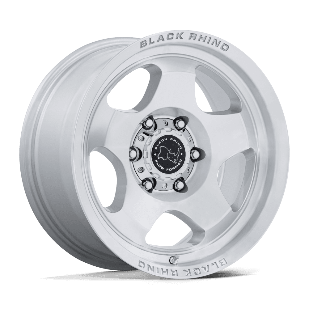Black Rhino Br031 Sol 17x8 5x112 20 66.56 Gloss Silver Machined Face
