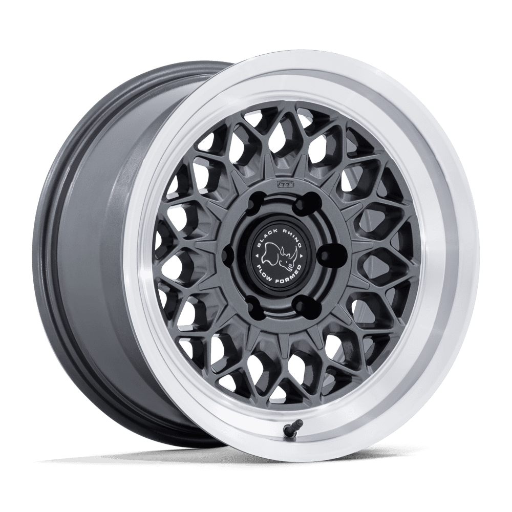 Black Rhino Br034 Graz 17x8.5 6x139.7 25 106.1 Gloss Gunmetal Machined Lip