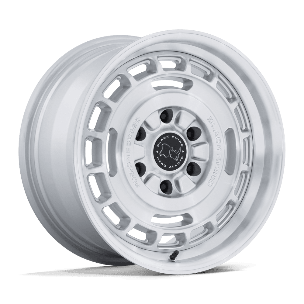 Black Rhino Br600 Vagabond 17x8.5 6x135 0 87.1 Gloss Silver Machined Face