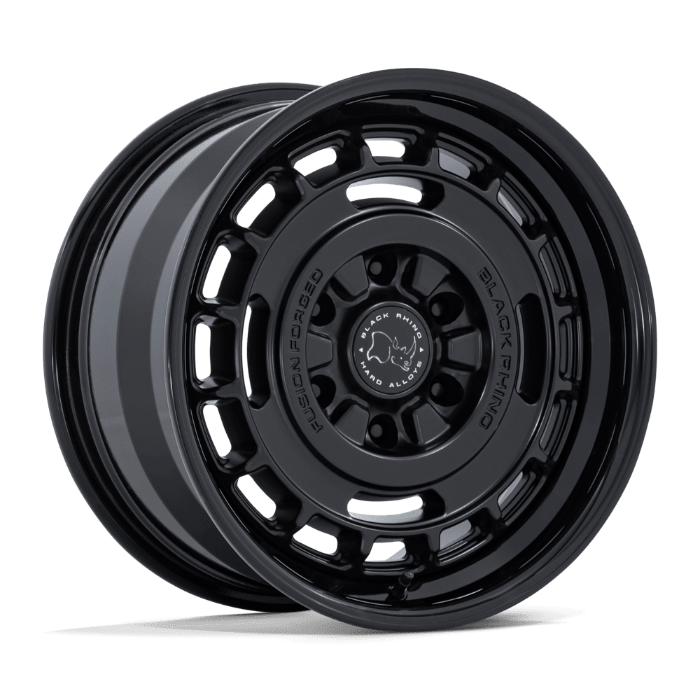 Black Rhino Br600 Vagabond 17x8 6x130 32 84.1 Matte Black Gloss Black Lip