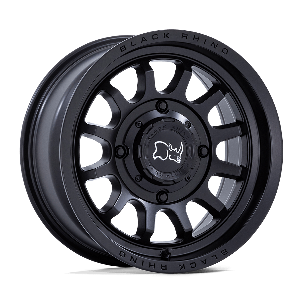 Black Rhino Powersports Rapid UTV 15x7 4x137 10 110.1 Noir Mat