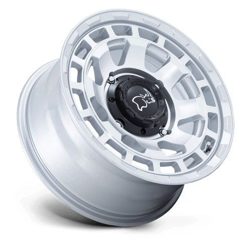 Chambre Black Rhino Powersports UTV 14x7 4x137 10 110.1 Hyper Silver avec face usinée