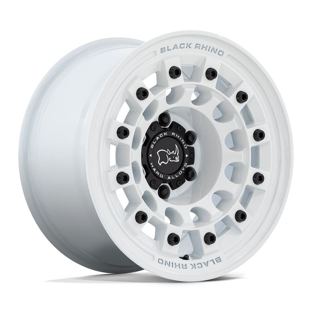 Black Rhino Fuji 17x9 6x139.7 -12 106.1 Blanc Brillant