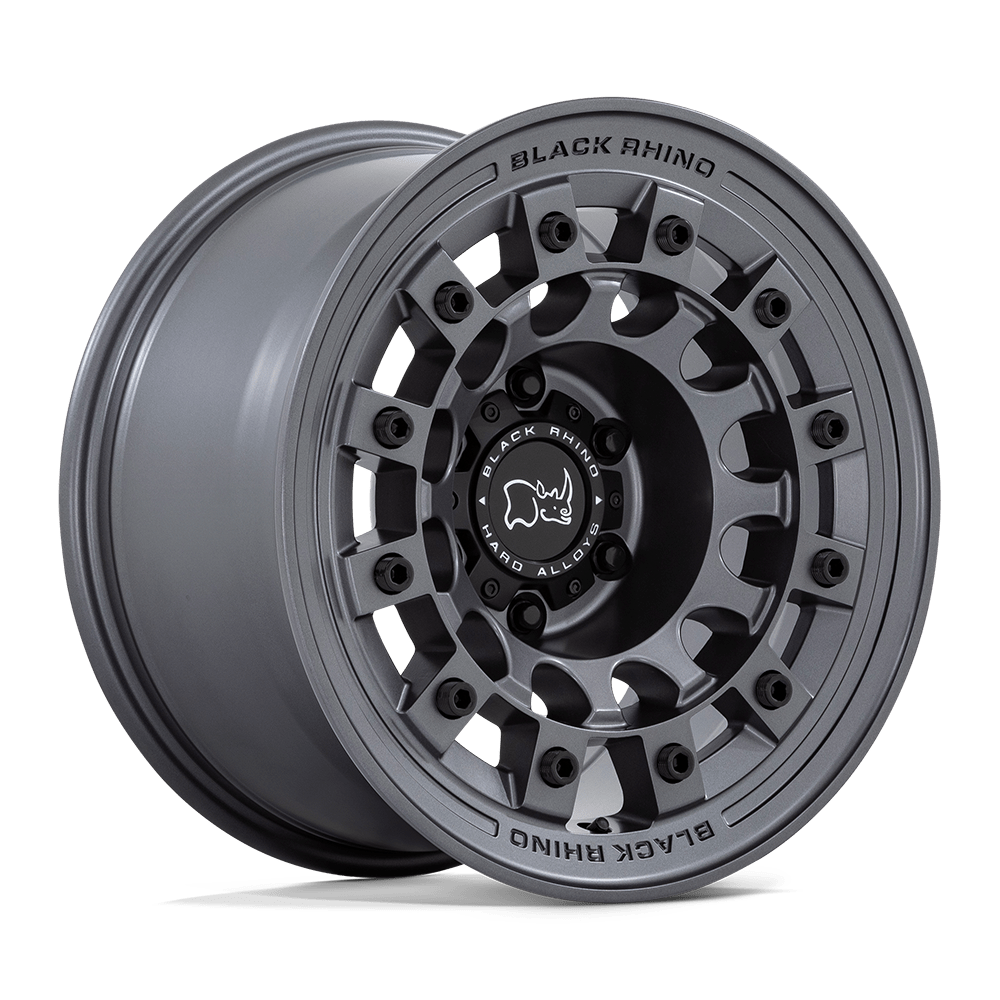 Black Rhino Fuji 17x8 5x127 38 71.5 Matte Gunmetal