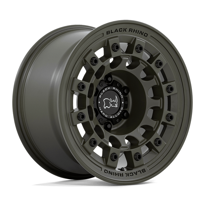 Black Rhino Fuji 17x8 6x139.7 20 106.1 Vert Olive Drab