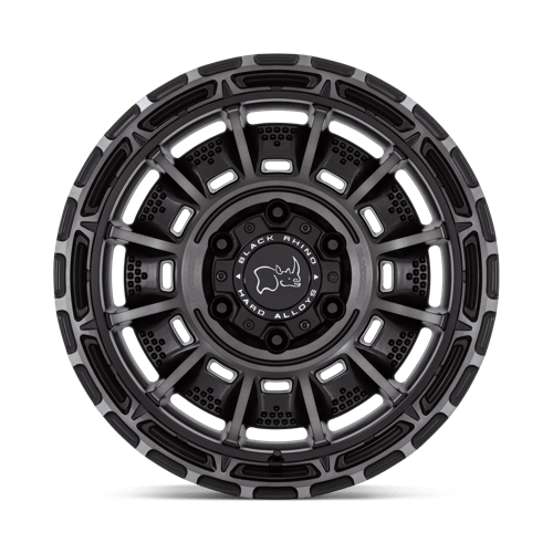 Black Rhino Legion 17x9 5x127 -12 71.5 Matte Black Gray Tint