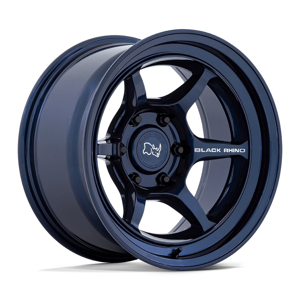 Black Rhino Shogun 17x8.5 5x127 -10 71.5 Gloss Midnight Blue