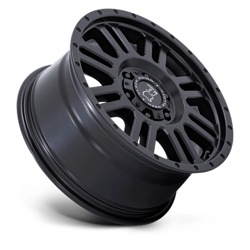 Black Rhino Yellowstone 17x8 6x130 38 84.1 Matte Black