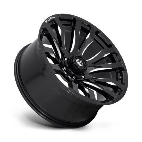 CARBURANT TOUT-TERRAIN D673 BLITZ 22X10 6X139.7 -18 106.1 NOIR BRILLANT FRAISÉ