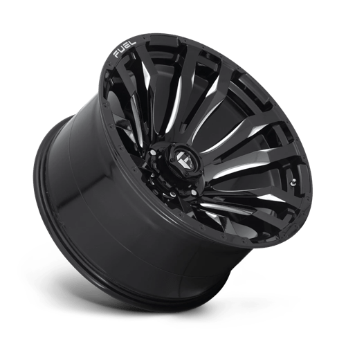 CARBURANT TOUT-TERRAIN D673 BLITZ 22X12 6X139.7 -44 106.1 NOIR BRILLANT FRAISÉ