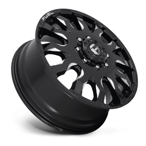 CARBURANT TOUT-TERRAIN D673 BLITZ 20X8.25 8X200 105 142 NOIR BRILLANT FRAISÉ