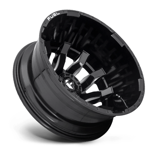 CARBURANT TOUT-TERRAIN D673 BLITZ 20X8.25 8X200 -202 142 NOIR BRILLANT FRAISÉ