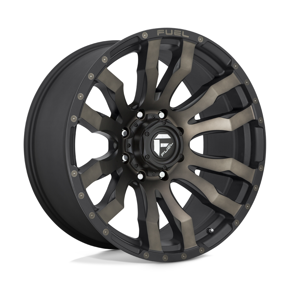 CARBURANT TOUT-TERRAIN D674 BLITZ 22X12 6X139.7 -44 106.1 NOIR MAT DOUBLE TEINTE FONCÉE