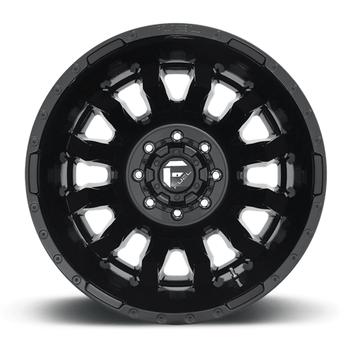 CARBURANT TOUT-TERRAIN D675 BLITZ 20X8.25 8X200 -202 142 NOIR BRILLANT