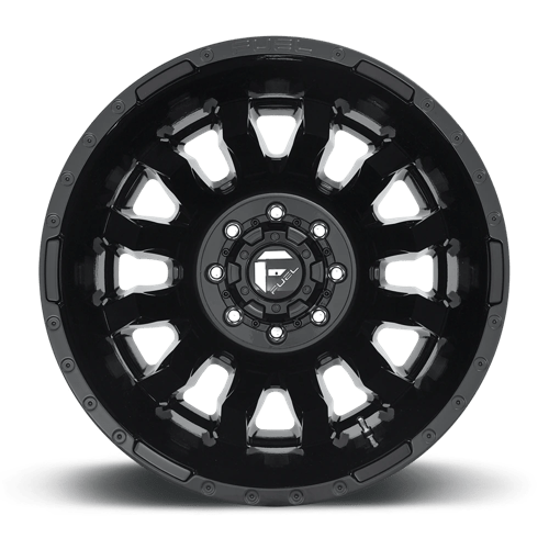 CARBURANT TOUT-TERRAIN D675 BLITZ 20X8.25 8X210 -221 154.3 NOIR BRILLANT