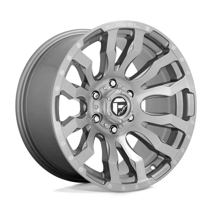 CARBURANT TOUT-TERRAIN D693 BLITZ 20X9 8X180 1 124.2 BROSSÉ GUN METAL TEINTÉ CLAIRE