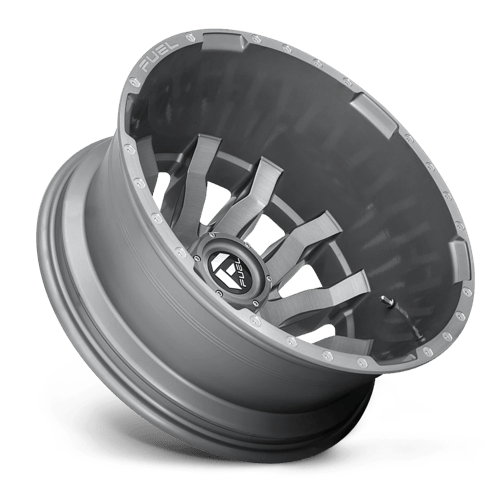 CARBURANT TOUT-TERRAIN D693 BLITZ 20X8.25 8X210 -246 154.3 BROSSÉ GUN METAL TEINTÉ CLAIRE