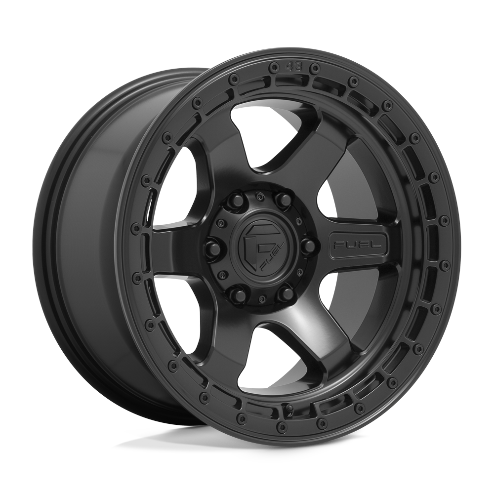 Fuel Off-Road D750 Block 17x9 5x127 1 71.5 Matte Black Black Ring