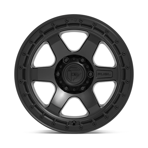 CARBURANT TOUT-TERRAIN D750 BLOC 18X9 6X139.7 20 106.1 NOIR MAT AVEC ANNEAU NOIR