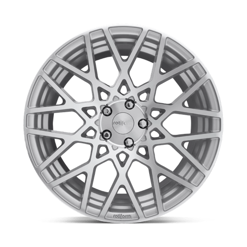 Rotiform 1pc R110 Blq 19x8.5 5x112 35 66.56 Gloss Silver Machined